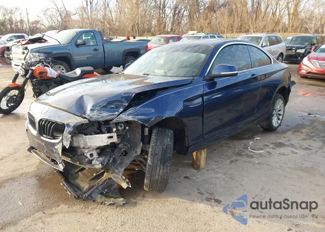 2016 BMW 228I z USA, uszkodzony, nr VIN WBA1F9C57GV544424